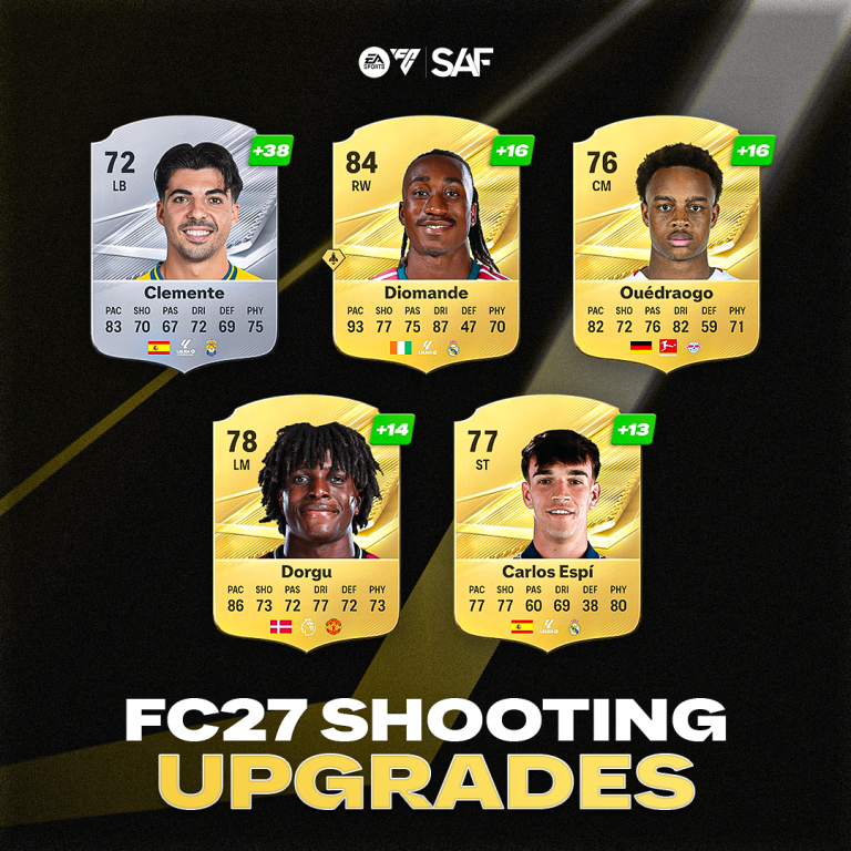SAF FC27 shooting upgrades content graphic